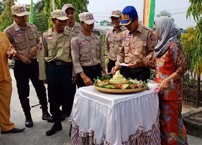 Kadis Sosial Inhil Pimpin Apel Peringatan 14 Tahun Usia Tagana